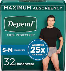 Depends - Men & Womens Available