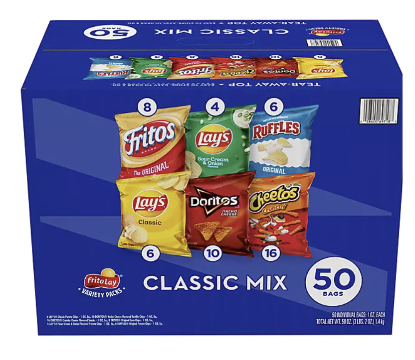 Chips (Assorted Box of 50)