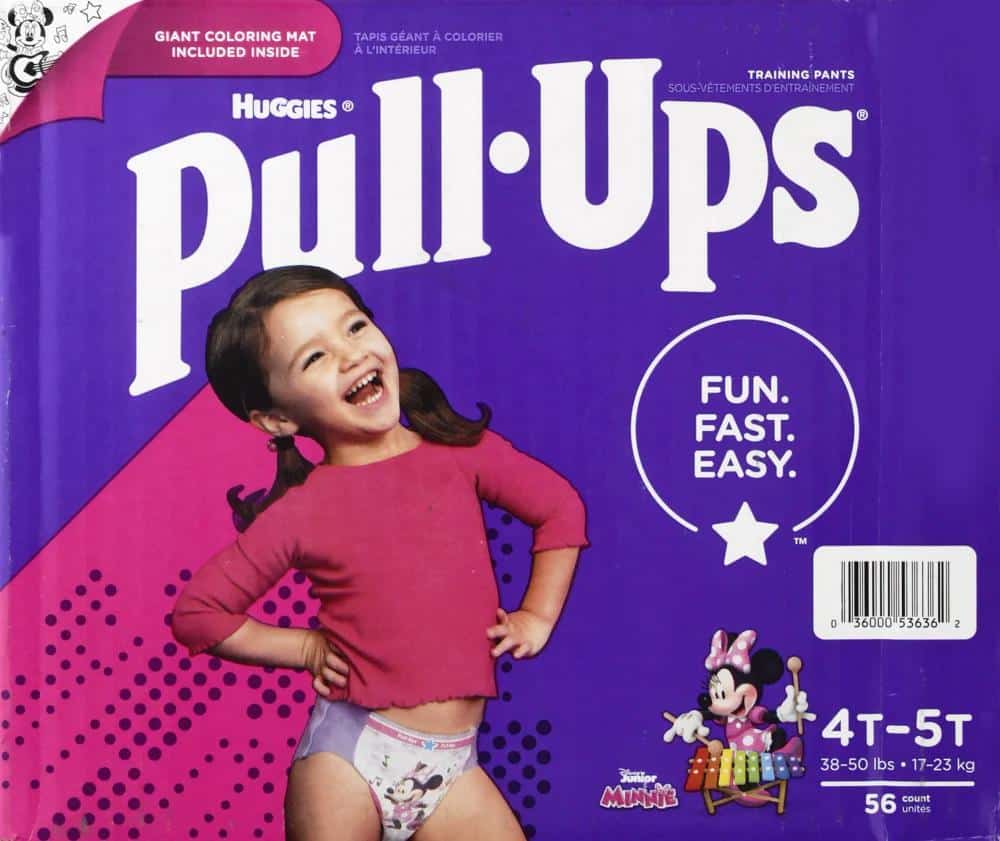 Pullups Girls 4T/5T (34-Pack)