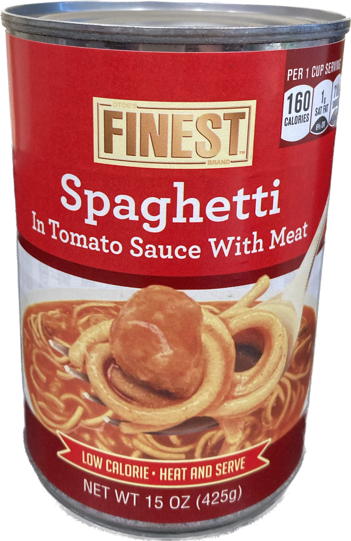Spaghetti with Meatballs (single can)