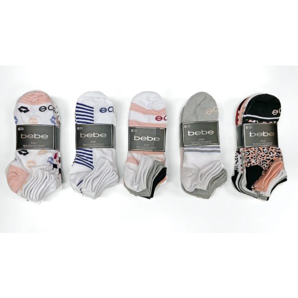 Socks - Womens Ankle (Size 4-10) - 6 per pack